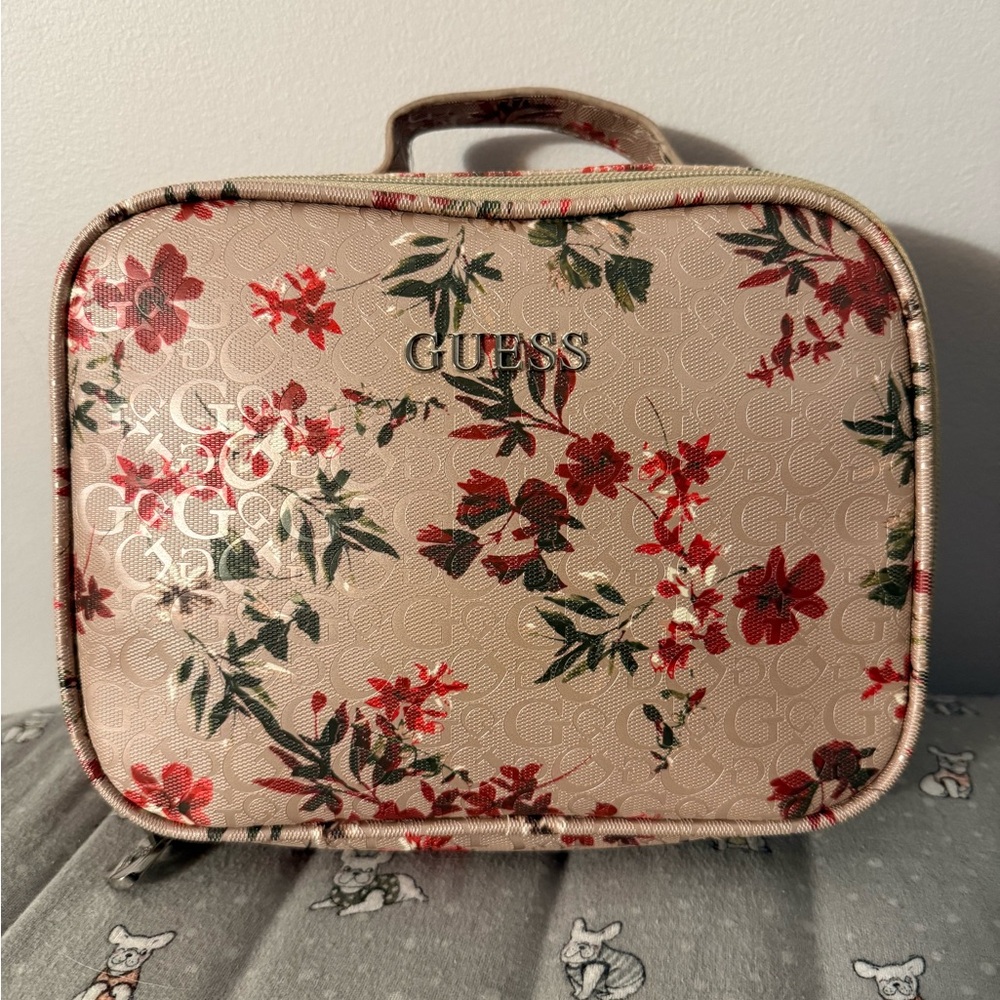GUESS Beige Floral lunch  Bag
